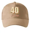 Кепка 40th Birthday Песочный фото