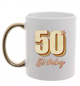 Чашка с цветной ручкой