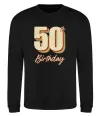 Свитшот 50th Birthday Черный фото