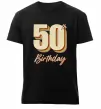 Чоловіча преміум футболка 50th Birthday Чорний фото