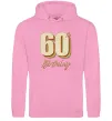 Женская толстовка (худи) 60th Birthday Розовый фото