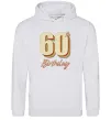 Женская толстовка (худи) 60th Birthday Серый меланж фото