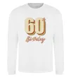 Свитшот 60th Birthday Белый фото
