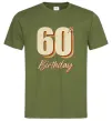 Чоловіча футболка 60th Birthday Оливковий фото