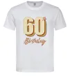 Чоловіча футболка 60th Birthday Білий фото