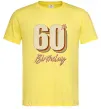 Чоловіча футболка 60th Birthday Лимонний фото
