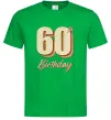 Чоловіча футболка 60th Birthday Зелений фото