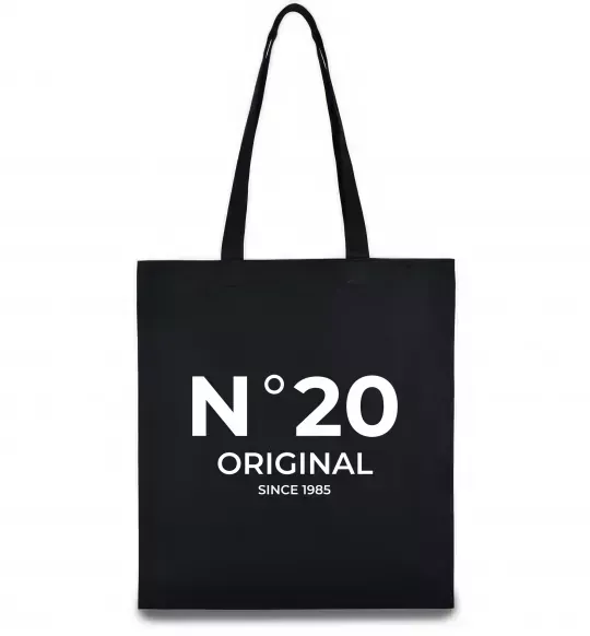 Еко-сумка №20 original since Чорний фото