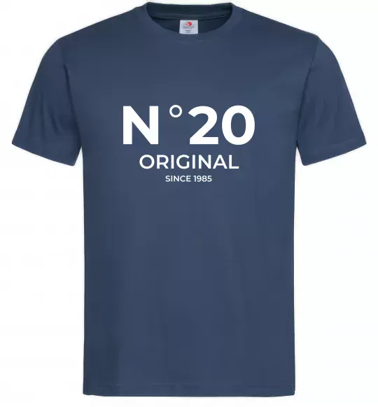 Мужская футболка №20 original since Темно-синий фото