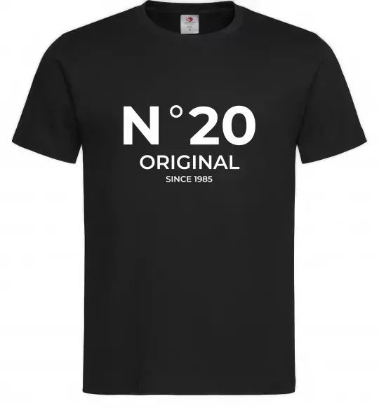 Мужская футболка №20 original since Черный фото