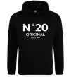 Женская толстовка (худи) №20 original since Черный фото