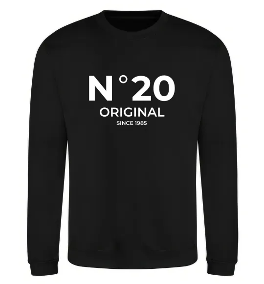 Свитшот №20 original since Черный фото