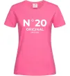Женская футболка №20 original since Ярко-розовый фото