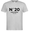 Мужская футболка №20 original since Серый фото