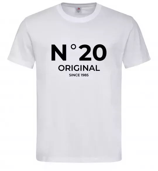 Мужская футболка №20 original since Белый фото
