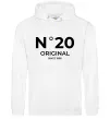 Мужская толстовка (худи) №20 original since Белый фото