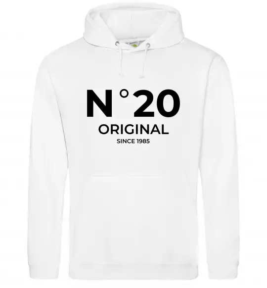 Женская толстовка (худи) №20 original since Белый фото