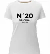Женская премиум футболка №20 original since Белый фото