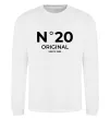 Свитшот №20 original since Белый фото