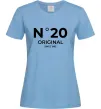Женская футболка №20 original since Голубой фото