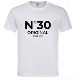 Мужская футболка №30 original since Белый фото