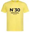 Мужская футболка №30 original since Лимонный фото