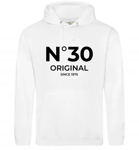 Женская толстовка (худи) №30 original since Белый фото