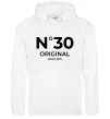 Женская толстовка (худи) №30 original since Белый фото