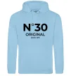 Женская толстовка (худи) №30 original since Голубой фото
