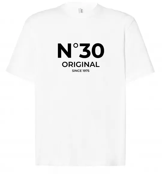 Футболка Оверсайз №30 original since Білий фото