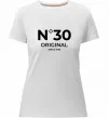 Жіноча преміум футболка №30 original since Білий фото