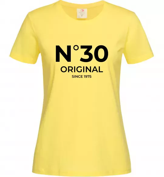 Жіноча футболка №30 original since Лимонний фото