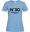 Жіноча футболка №30 original since Блакитний фото