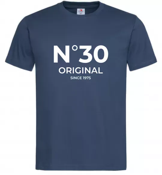 Мужская футболка №30 original since Темно-синий фото