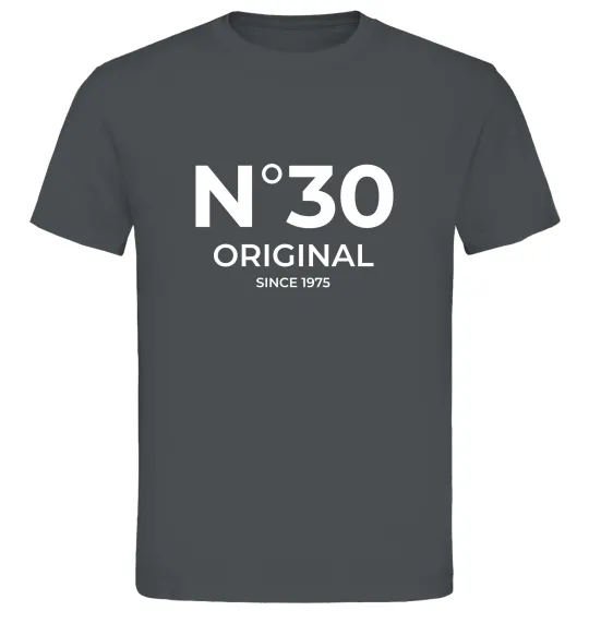 Мужская футболка №30 original since Графит фото