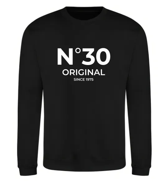 Свитшот №30 original since Черный фото