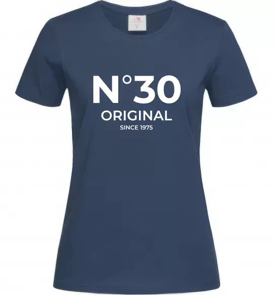 Жіноча футболка №30 original since Темно-синій фото