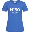 Жіноча футболка №30 original since Яскраво-синій фото