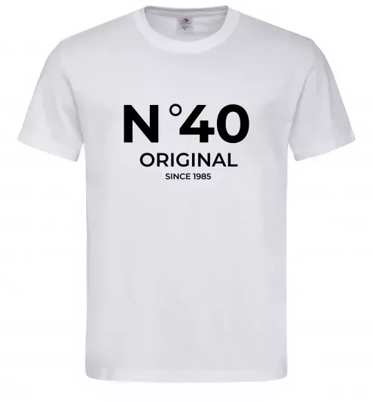 Мужская футболка №40 original since Белый фото