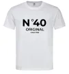 Мужская футболка №40 original since Белый фото