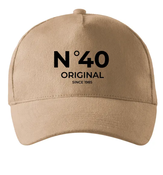 Кепка №40 original since Песочный фото