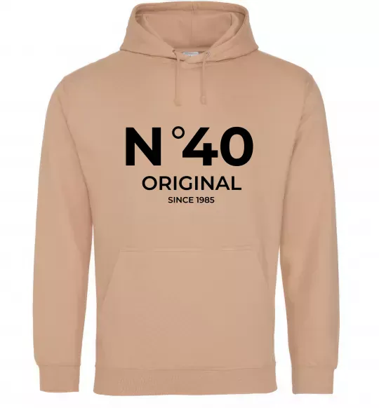 Чоловіча толстовка (худі) №40 original since Пісочний фото