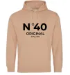 Чоловіча толстовка (худі) №40 original since Пісочний фото
