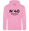 Женская толстовка (худи) №40 original since Розовый фото