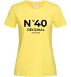 Женская футболка №40 original since Лимонный фото
