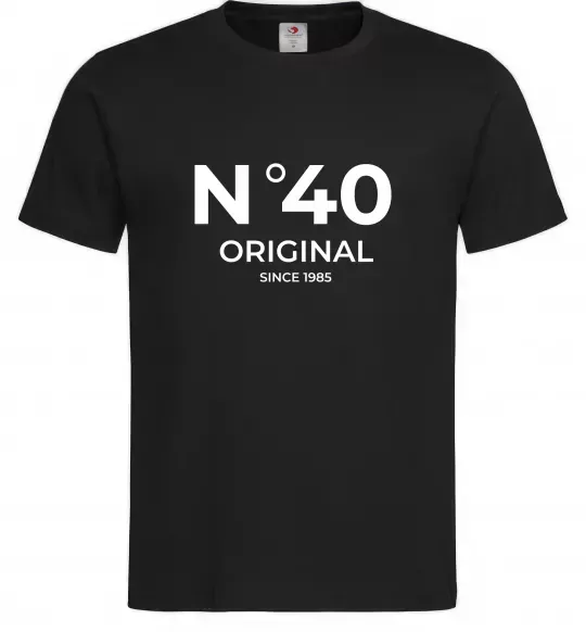Мужская футболка №40 original since Черный фото