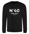 Свитшот №40 original since Черный фото