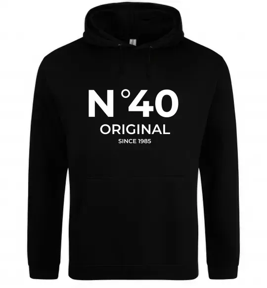 Женская толстовка (худи) №40 original since Черный фото