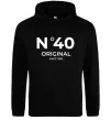 Женская толстовка (худи) №40 original since Черный фото
