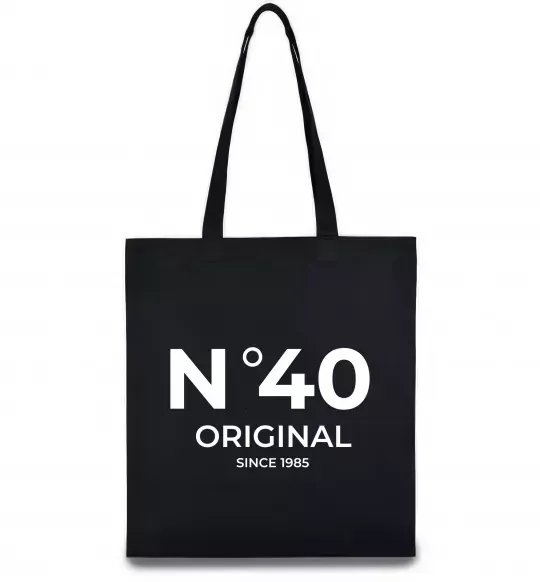 Еко-сумка №40 original since Чорний фото